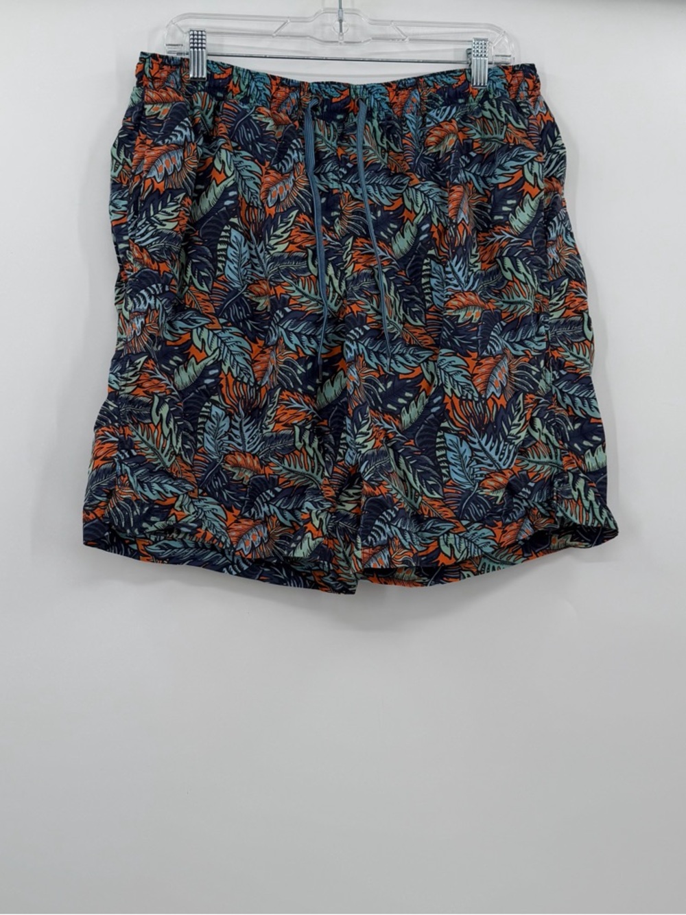 Saxx Swim Trunks Shorts Mens Size xl Cannonball 2N1 Leaf Print